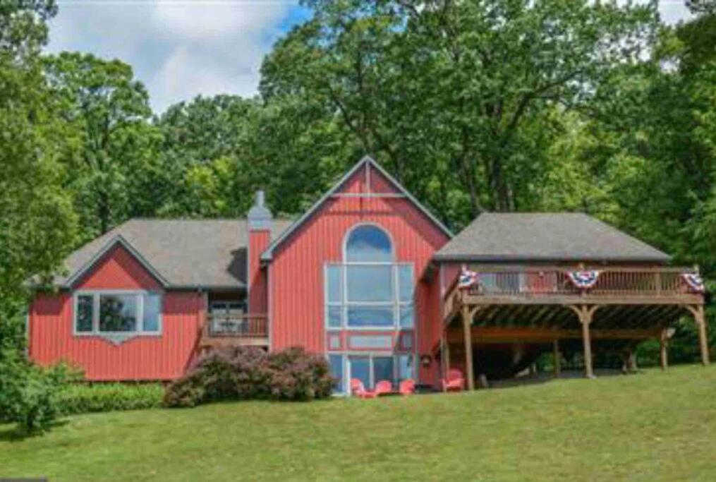 Primo Vista! Spectacular Views, Dock Slip, Hot Tub Villa McHenry Exterior photo